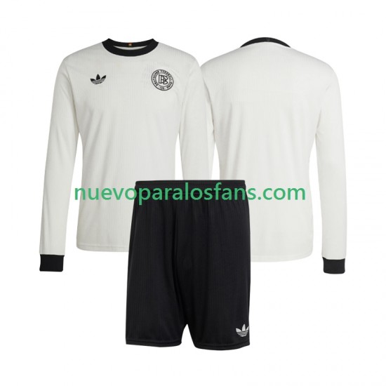 Camiseta de Fútbol Alemania ANVERSARY Niño Casa 2025 Manga Larga