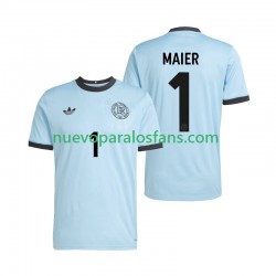 Camiseta de Fútbol Alemania Maier 1 Anniversary Portero Hombre Casa 2025 Manga Corta