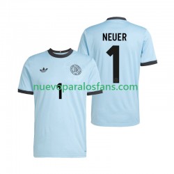 Camiseta de Fútbol Alemania Manuel Neuer 1 Anniversary Portero Hombre Casa 2025 Manga Corta