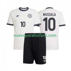 Camiseta de Fútbol Alemania Jamal Musiala 10 ANVERSARY Niño Casa 2025 Manga Corta