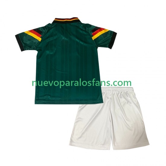 Camiseta de Fútbol Alemania 1992 Retro Niño Exterior Manga Corta