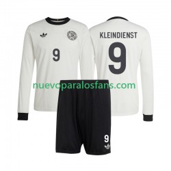 Camiseta de Fútbol Alemania Tim Kleindienst 9 ANVERSARY Niño Casa 2025 Manga Larga