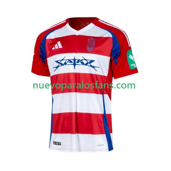 Camiseta de Fútbol Granada Hombre Casa 2024-2025 Manga Corta
