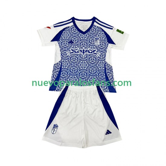 Camiseta de Fútbol Granada Niño Exterior 2024-2025 Manga Corta