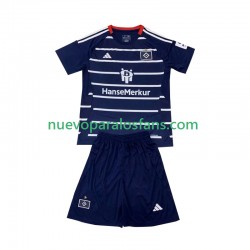 Camiseta de Fútbol Hamburger SV Niño Exterior 2024-2025 Manga Corta