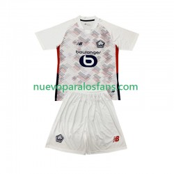 Camiseta de Fútbol LOSC Lille Niño Exterior 2024-2025 Manga Corta