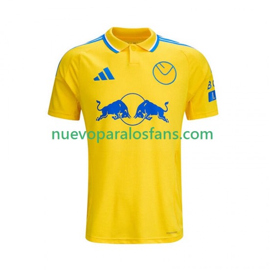 Camiseta de Fútbol Leeds United Hombre Exterior 2024-2025 Manga Corta