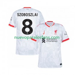 Camiseta de Fútbol Liverpool Szoboszlai 8 Hombre Tercera 2024-2025 Manga Corta