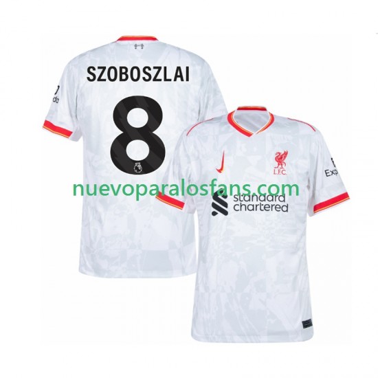 Camiseta de Fútbol Liverpool Szoboszlai 8 Hombre Tercera 2024-2025 Manga Corta