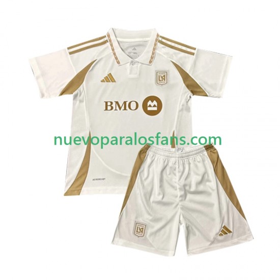 Camiseta de Fútbol Los Angeles FC Niño Exterior 2025 Manga Corta