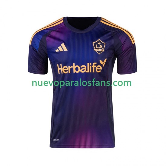 Camiseta de Fútbol Los Angeles Galaxy Hombre Exterior 2025 Manga Corta