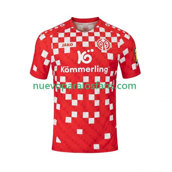 Camiseta de Fútbol Mainz 05 Hombre Casa 2024-2025 Manga Corta