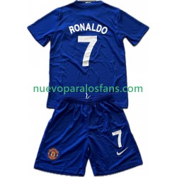 Camiseta de Fútbol Manchester United Cristiano Ronaldo 7 2009 Retro Niño Tercera 2008 Manga Corta