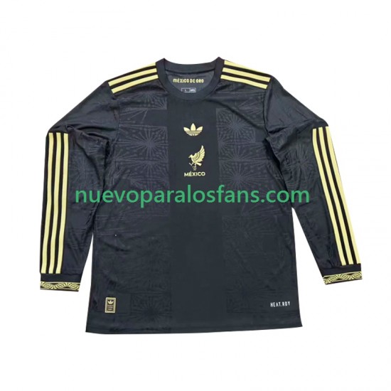 Camiseta de Fútbol México Gold Cup Hombre Casa 2025 Manga Larga