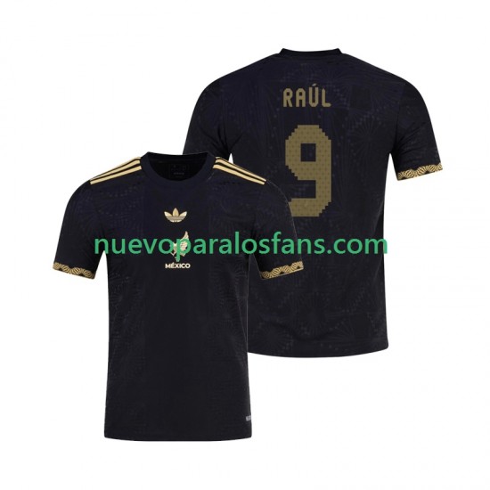 Camiseta de Fútbol México Raul Jimenez 9 Gold Cup Hombre Casa 2025 Manga Corta