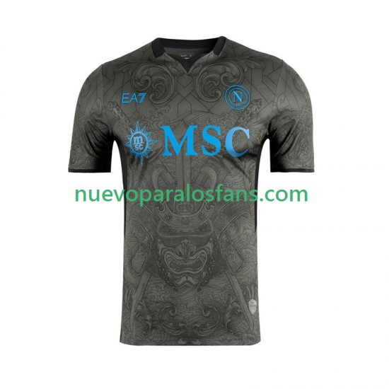 Camiseta de Fútbol Napoli Hombre Tercera 2024-2025 Manga Corta