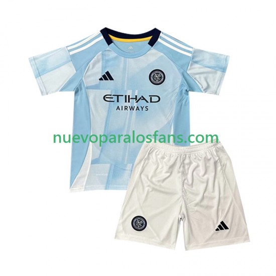 Camiseta de Fútbol New York City FC Niño Casa 2025 Manga Corta