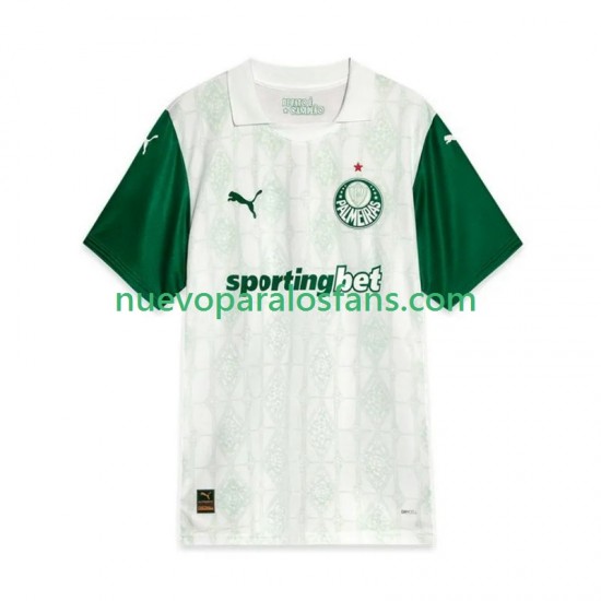 Camiseta de Fútbol Palmeiras Hombre Exterior 2025 Manga Corta
