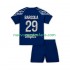 Camiseta de Fútbol Paris Saint-Germain Bradley Barcola 29 Niño Cuarto 2024-2025 Manga Corta