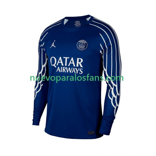 Camiseta de Fútbol Paris Saint-Germain Hombre Cuarto 2024-2025 Manga Larga