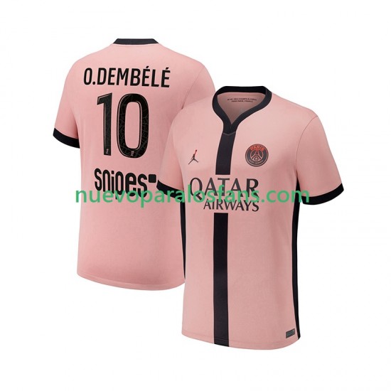Camiseta de Fútbol Paris Saint-Germain Ousmane Dembele 10 Hombre Tercera 2024-2025 Manga Corta