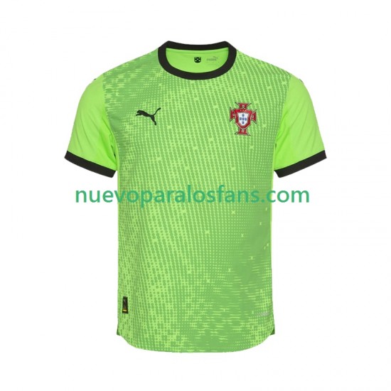 Camiseta de Fútbol Portugal Portero Hombre Casa 2025 Manga Corta