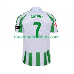 Camiseta de Fútbol Real Betis ANTONY 7 Hombre Casa 2024-2025 Manga Corta