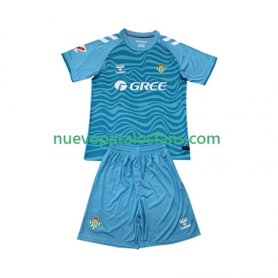 Camiseta de Fútbol Real Betis Portero Niño Exterior 2024-2025 Manga Corta