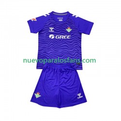 Camiseta de Fútbol Real Betis Portero Niño Tercera 2024-2025 Manga Corta