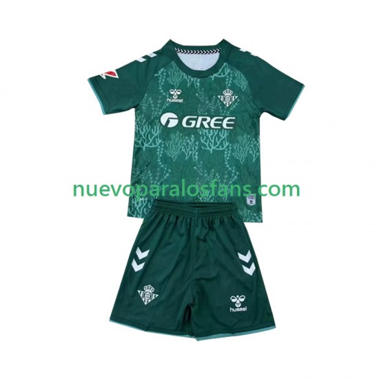 Camiseta de Fútbol Real Betis Sustainability Niño Casa 2024-2025 Manga Corta