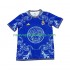 Camiseta de Fútbol Real Madrid Versace Blue Edition Hombre Casa 2024-2025 Manga Corta