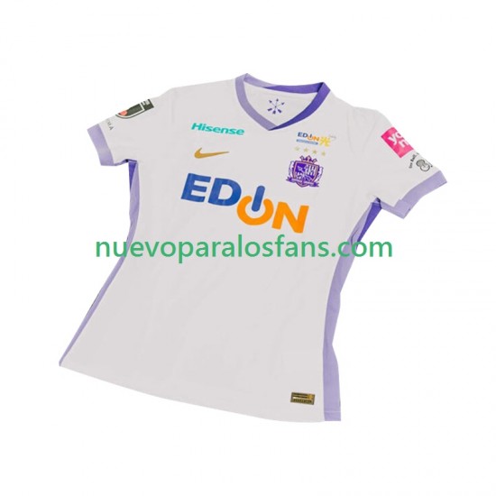 Camiseta de Fútbol Sanfrecce Hiroshima Hombre Exterior 2025 Manga Corta