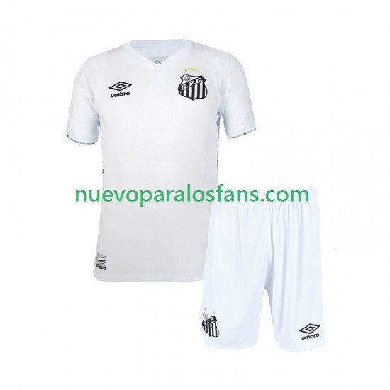 Camiseta de Fútbol Santos FC Niño Casa 2024-2025 Manga Corta