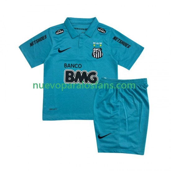Camiseta de Fútbol Santos FC 2012 Retro Niño Tercera 2011 Manga Corta