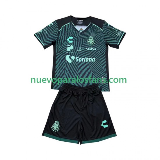 Camiseta de Fútbol Santos FC Laguna Niño Exterior 2024-2025 Manga Corta