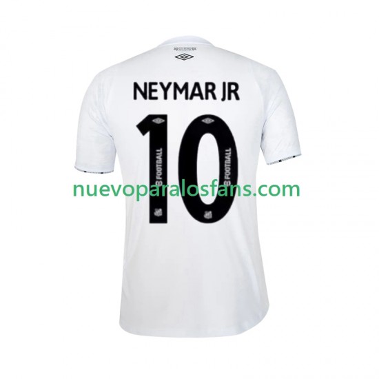 Camiseta de Fútbol Santos FC Neymar JR 10 Hombre Casa 2024-2025 Manga Corta