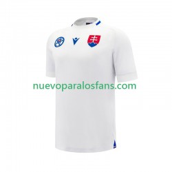 Camiseta de Fútbol Eslovaquia Hombre Exterior 2024-2025 Manga Corta