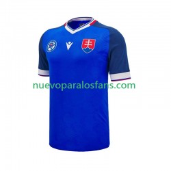 Camiseta de Fútbol Eslovaquia Hombre Casa 2024-2025 Manga Corta