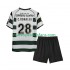 Camiseta de Fútbol Sporting CP Cristiano Ronaldo 28 2001 2003 Retro Niño Casa Manga Corta