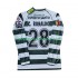 Camiseta de Fútbol Sporting CP Cristiano Ronaldo 28 2001 2003 Retro Hombre Casa Manga Larga
