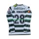 Camiseta de Fútbol Sporting CP Cristiano Ronaldo 28 2001 2003 Retro Hombre Casa Manga Larga