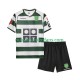 Camiseta de Fútbol Sporting CP 2001 2003 Retro Niño Casa Manga Corta