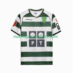 Camiseta de Fútbol Sporting CP 2001 2003 Retro Hombre Casa Manga Corta