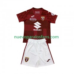 Camiseta de Fútbol Torino Niño Casa 2024-2025 Manga Corta