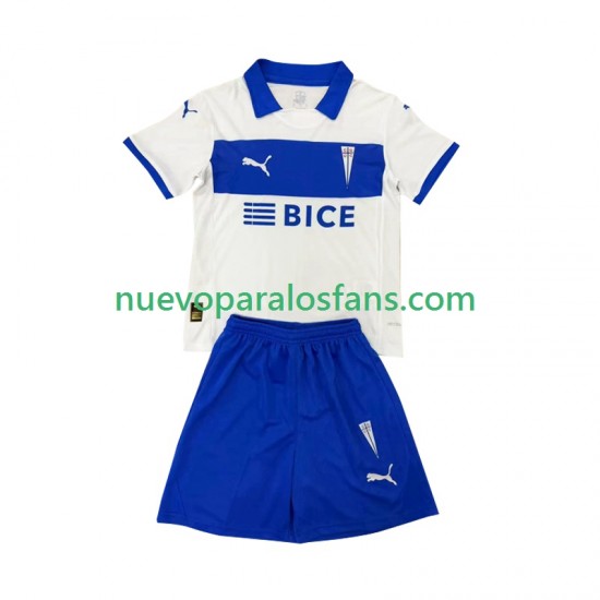 Camiseta de Fútbol Universidad Catolica Niño Casa 2025 Manga Corta