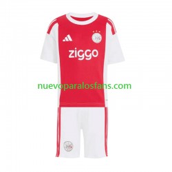 Camiseta de Fútbol AFC Ajax Niño Casa 2026-2027 Manga Corta
