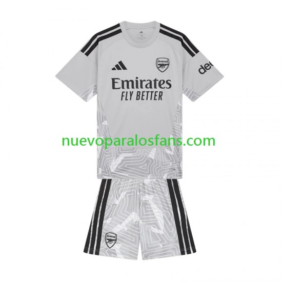Camiseta de Fútbol Arsenal Portero Niño Casa 2026-2027 Manga Corta