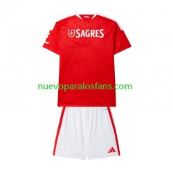 Camiseta de Fútbol Benfica Niño Casa 2026-2027 Manga Corta