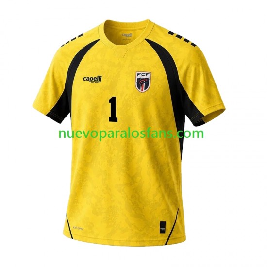 Camiseta de Fútbol Cape Verde Vozinha 1 Portero Hombre Casa 2026 Manga Corta