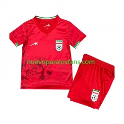 Camiseta de Fútbol Irán Niño Exterior 2026 Manga Corta